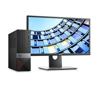 dell vostro 3470 desktop (intel core i5 / 9th gen/ 4cores ram 4gb ddr-4/ 1tb sata hdd / 18.5 inch hd led display/ dvd/ dos/3 years warranty),black